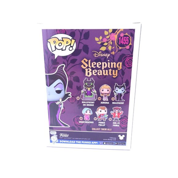 Funko POP Disney Maleficent 1455 Sleeping Beauty Vinyl Figure New with Protector - Picture 7 of 11